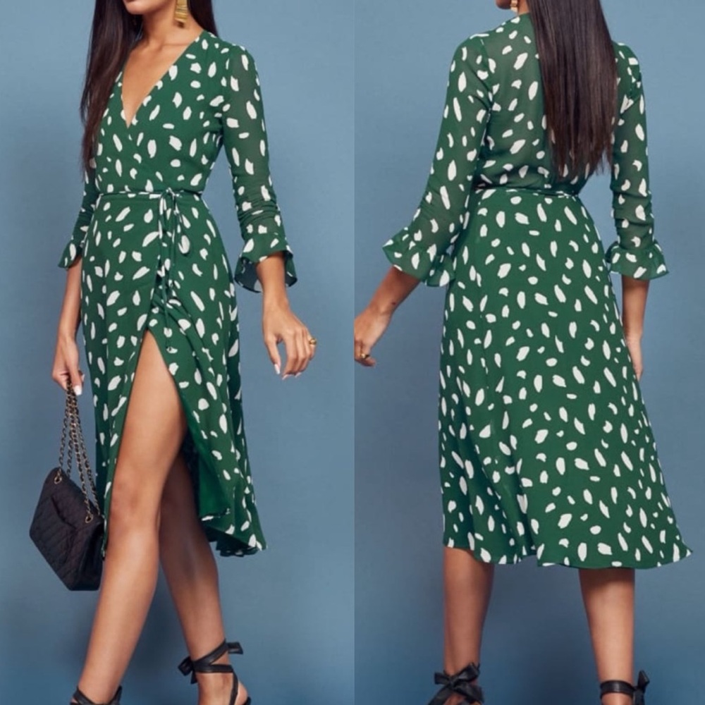 Reformation Mulberry Dress in Fen